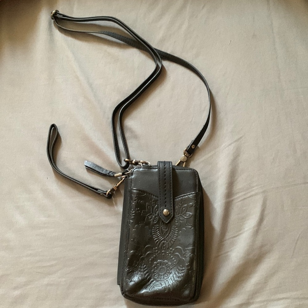 The Sak leather phone case wristlet wallet